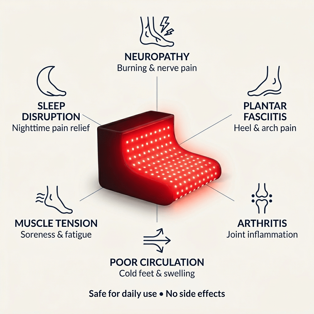 Nervora Red Light Foot Pad
