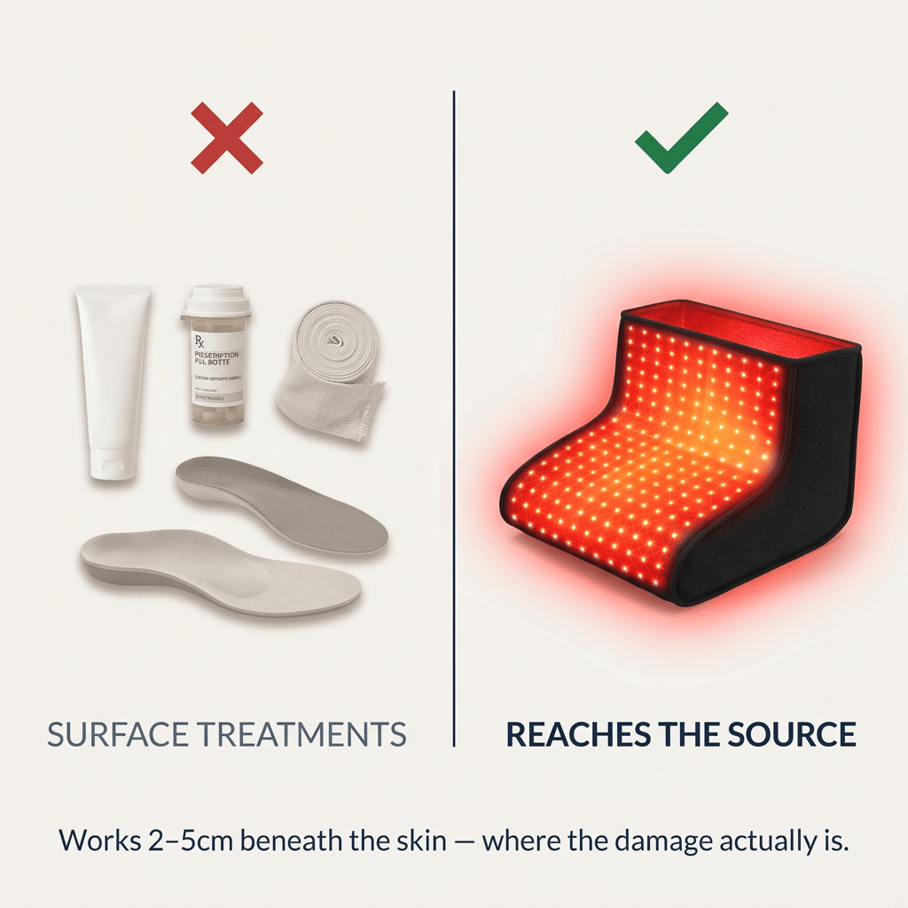 Nervora Red Light Foot Pad